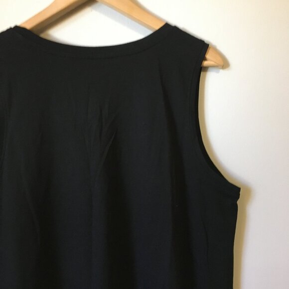 D/C Jeans Modern Black Jersey Sleevele Girlfriend Shirt - Picture 5 of 12